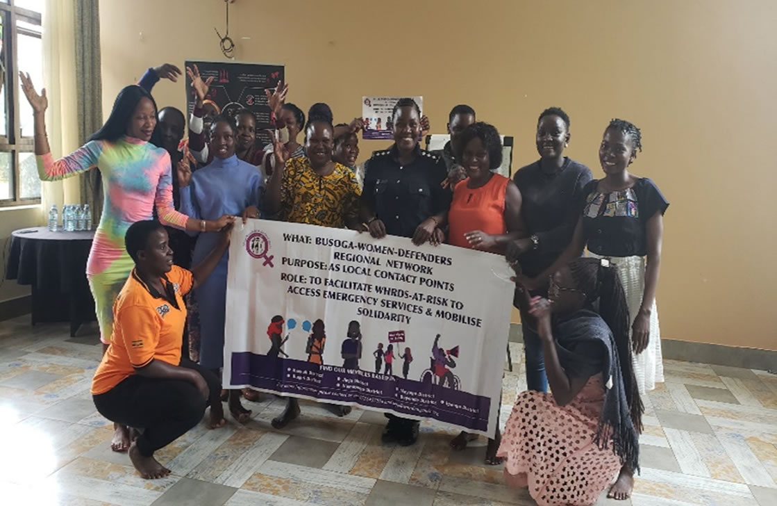 STRENGTHENING ALLIANCES FOR THE PROTECTION OF WOMEN HUMAN RIGHTS DEFENDERS IN BUSOGA